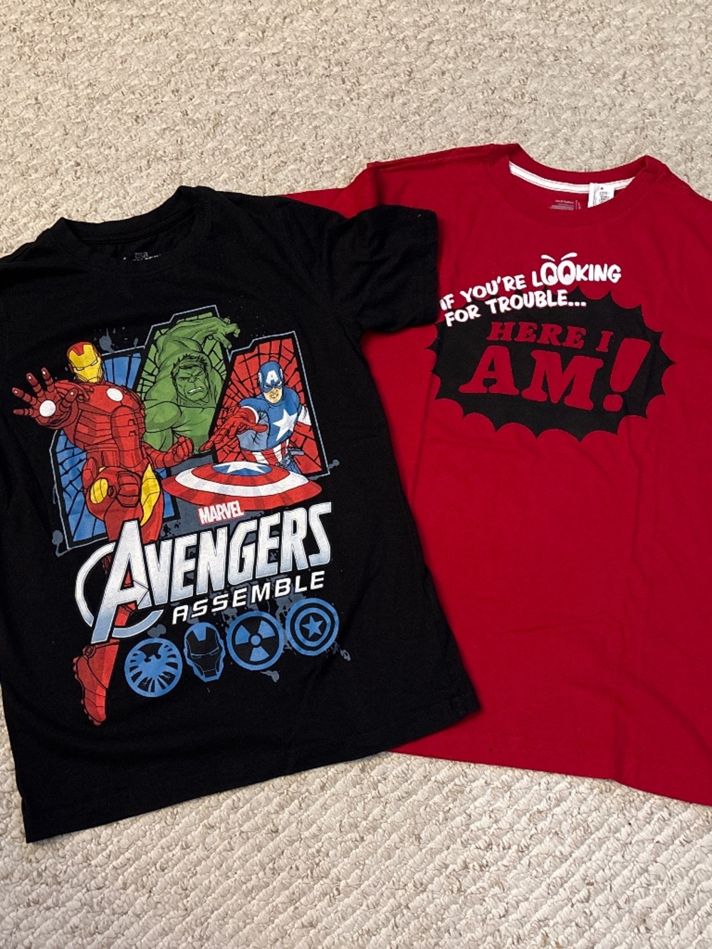 Boys t-shirts - size 10/12 (Large)